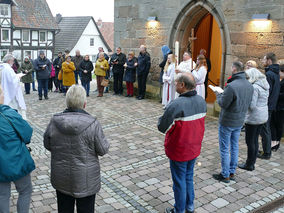 Lumen Christi - Auferstehungsmesse in St. Crescentius (Foto: Karl-Franz Thiede)